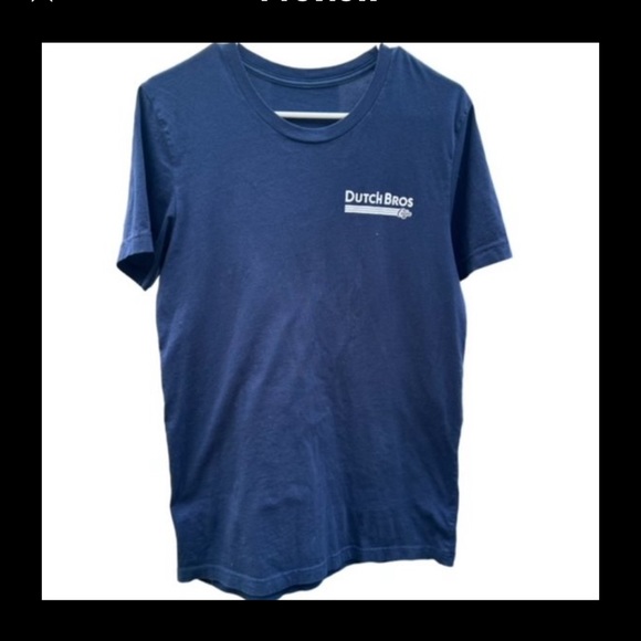 Unisex Dutch Bros Classic Vintage Navy T-Shirt SMALL+Medium/Large Crewneck 1992 - Picture 6 of 8